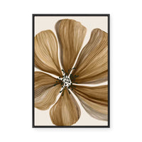 Organic Earth Flower II | Framed Canvas