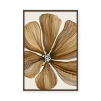 Organic Earth Flower II | Framed Canvas
