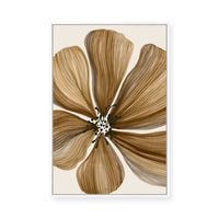 Organic Earth Flower II | Framed Canvas