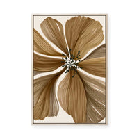 Organic Earth Flower I | Framed Canvas