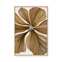 Organic Earth Flower I | Framed Canvas