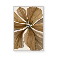 Organic Earth Flower I | Framed Canvas