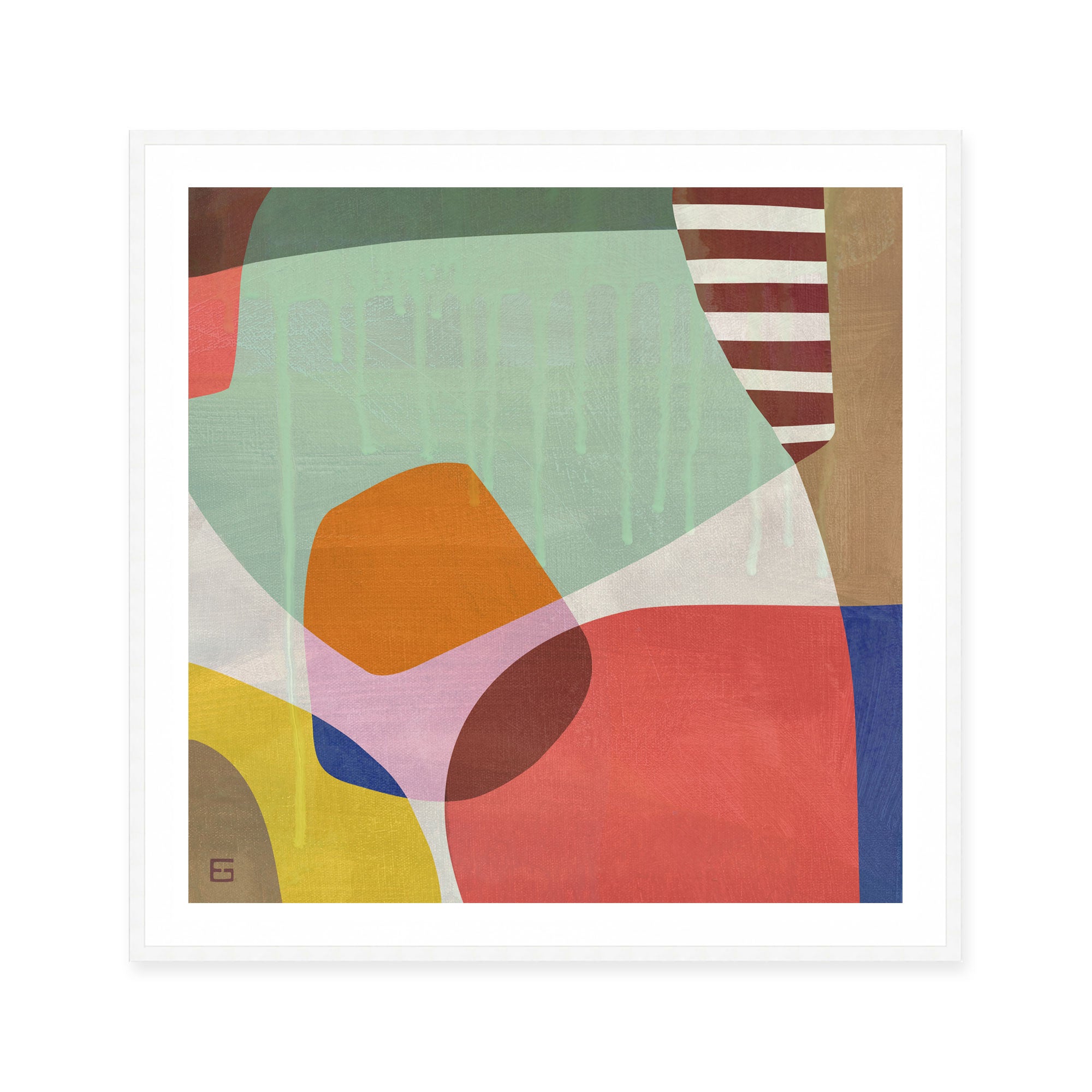 Overlapping Colour Shapes