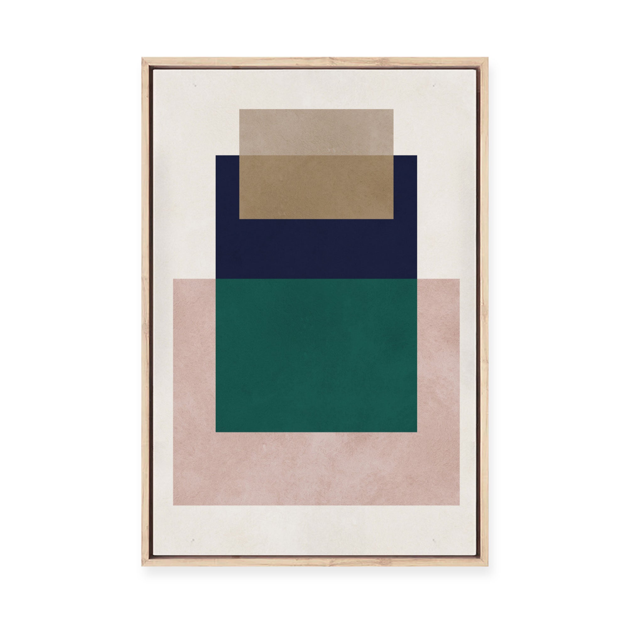 Overlapping Geometry 10 | Framed Canvas – Art and Framing Co