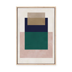 Overlapping Geometry 10 | Framed Canvas