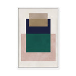 Overlapping Geometry 10 | Framed Canvas