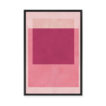 Overlapping Geometry 13 | Framed Canvas