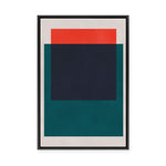 Overlapping Geometry 1 | Framed Canvas