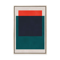 Overlapping Geometry 1 | Framed Canvas