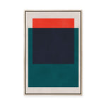 Overlapping Geometry 1 | Framed Canvas