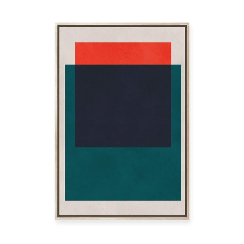 Overlapping Geometry 1 | Framed Canvas