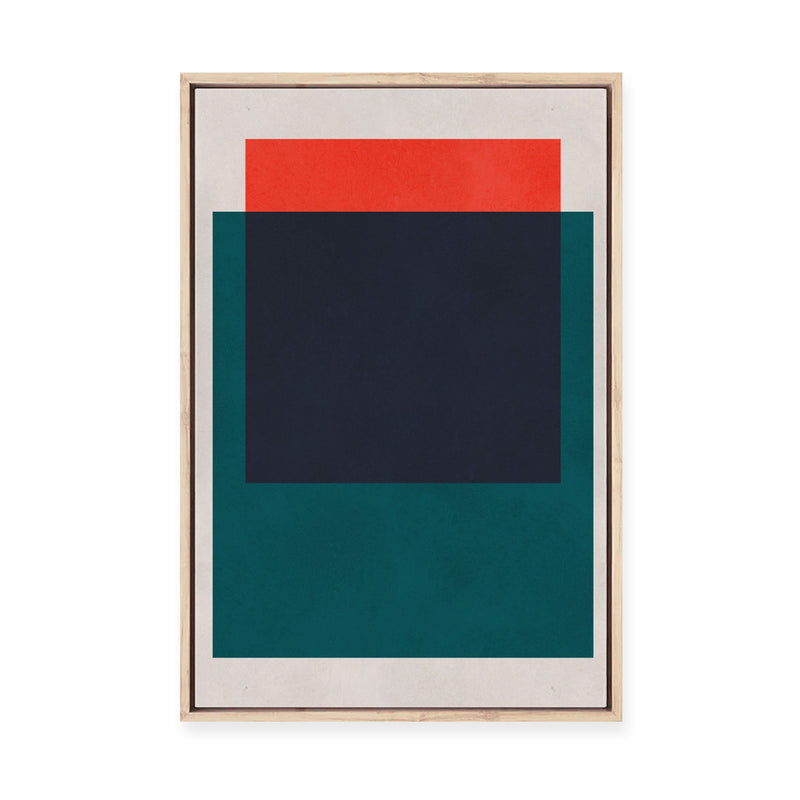 Overlapping Geometry 1 | Framed Canvas