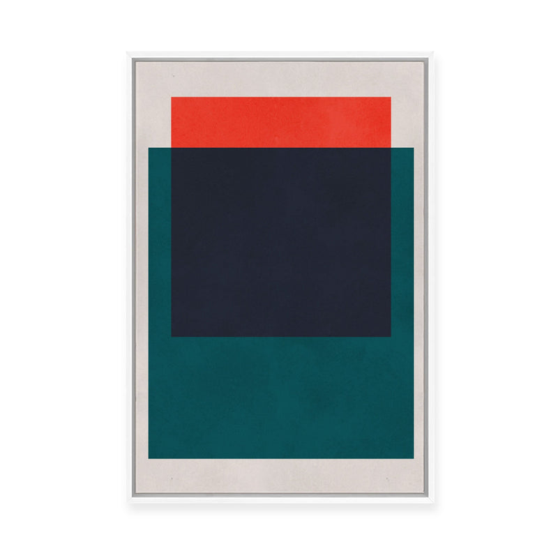 Overlapping Geometry 1 | Framed Canvas