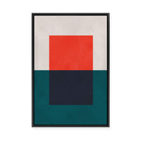 Overlapping Geometry 2 | Framed Canvas