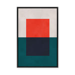 Overlapping Geometry 2 | Framed Canvas