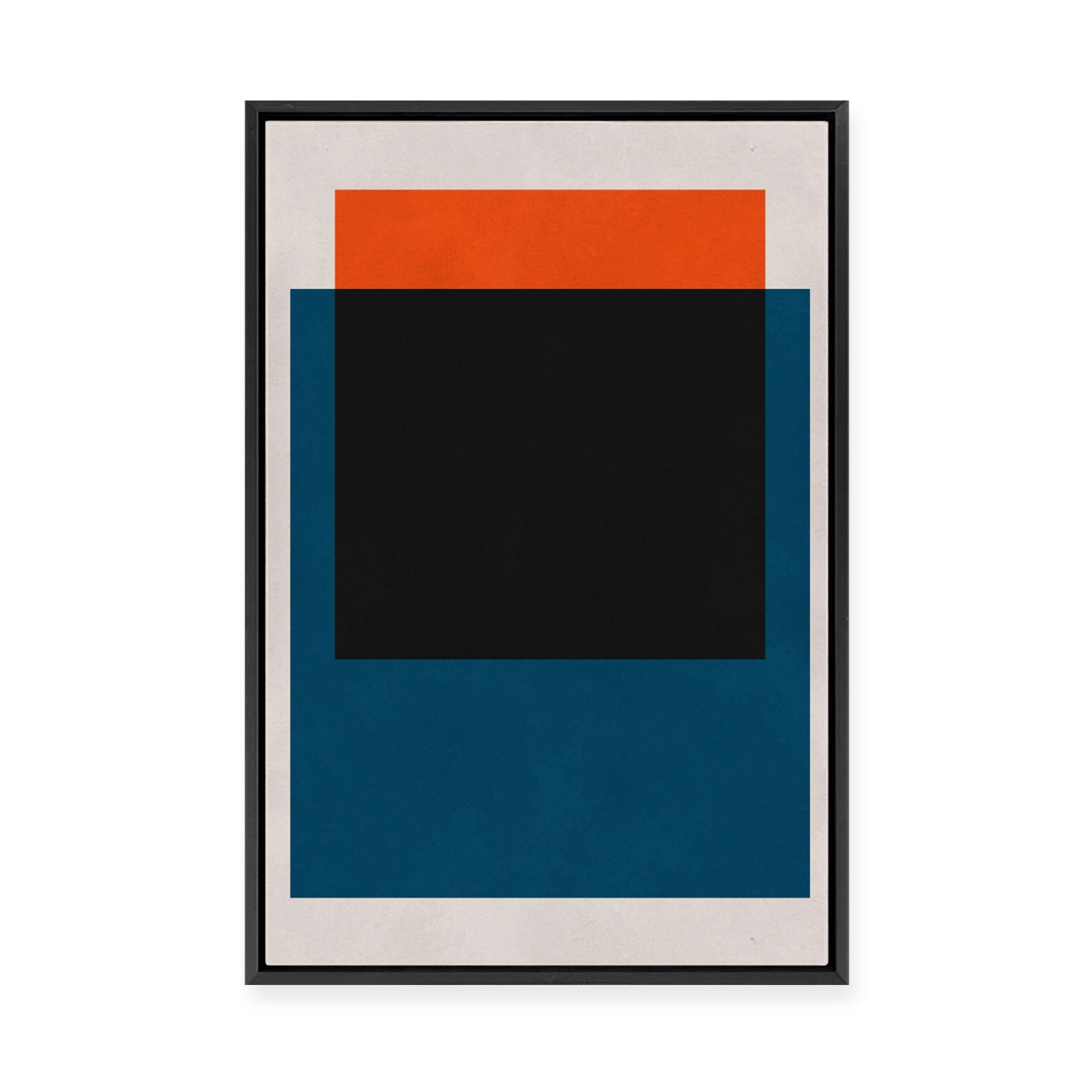 Overlapping Geometry 3 | Framed Canvas