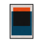 Overlapping Geometry 3 | Framed Canvas