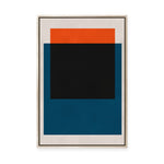 Overlapping Geometry 3 | Framed Canvas