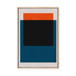 Overlapping Geometry 3 | Framed Canvas