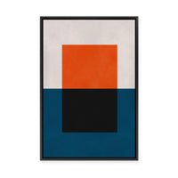 Overlapping Geometry 4 | Framed Canvas