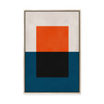 Overlapping Geometry 4 | Framed Canvas