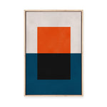 Overlapping Geometry 4 | Framed Canvas