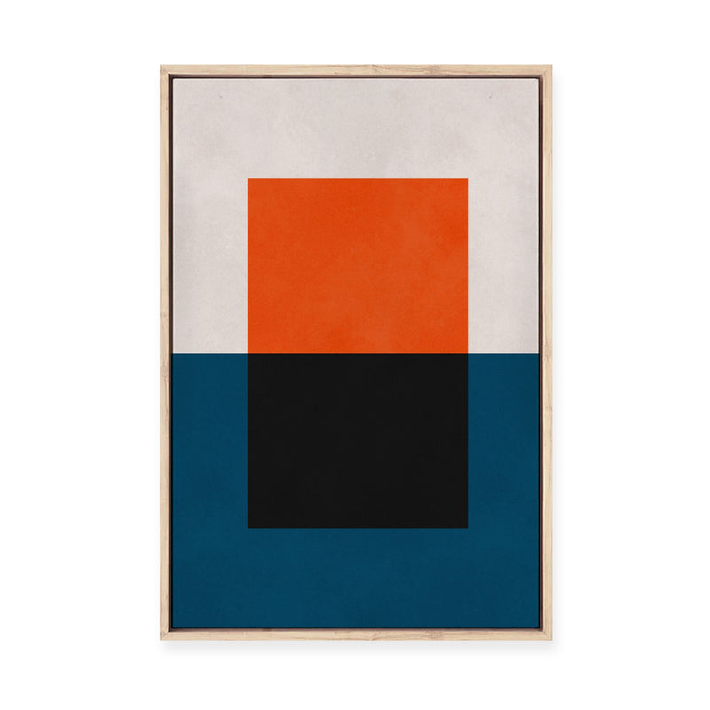 Overlapping Geometry 4 | Framed Canvas