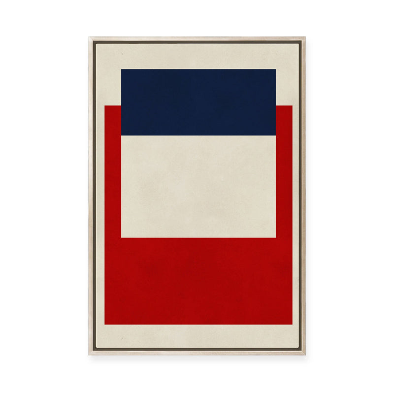 Overlapping Geometry 5 | Framed Canvas