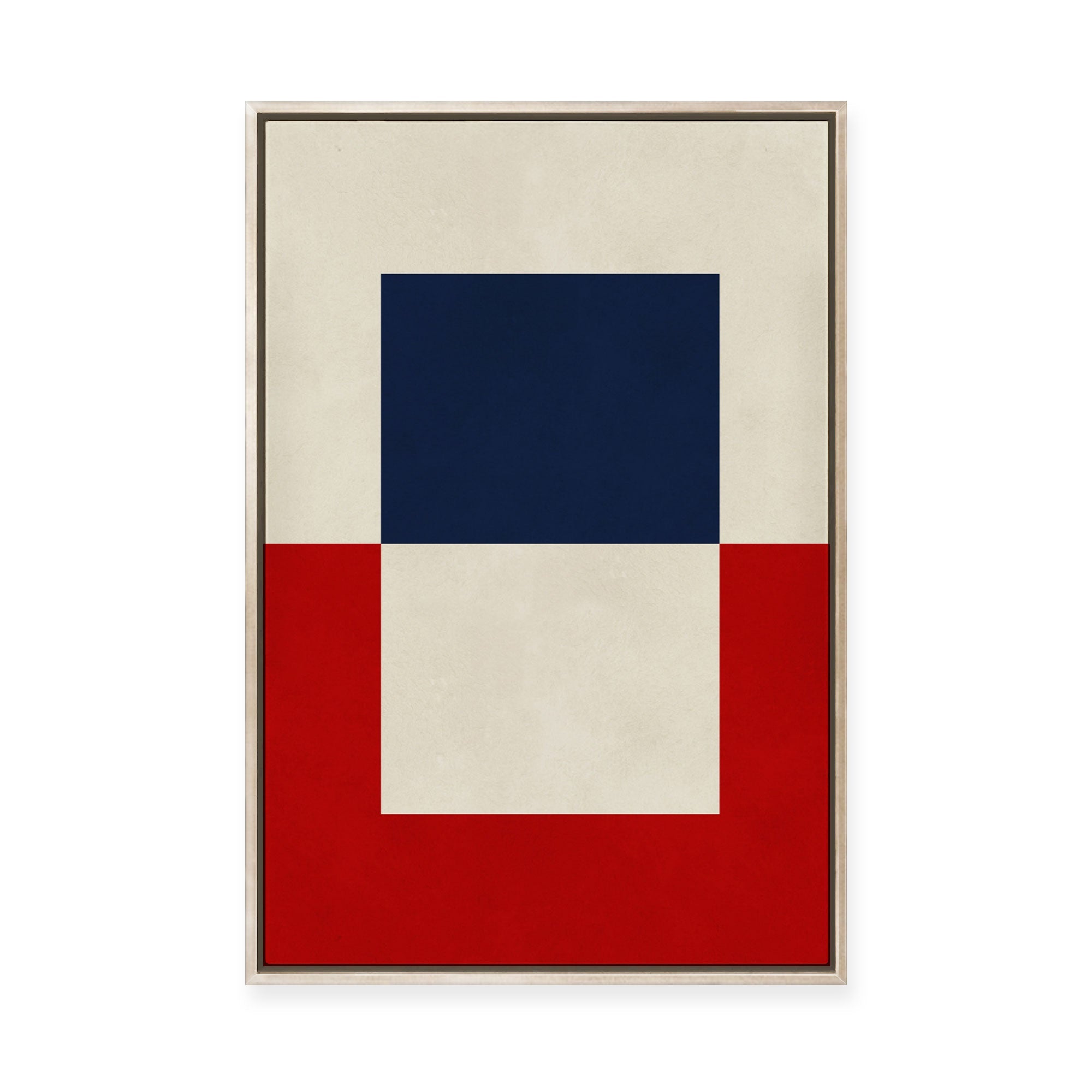 Overlapping Geometry 6 | Framed Canvas