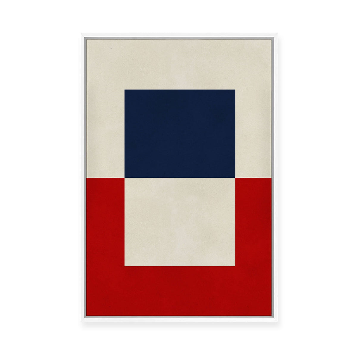 Overlapping Geometry 6 | Framed Canvas