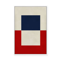 Overlapping Geometry 6 | Framed Canvas