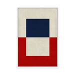 Overlapping Geometry 6 | Framed Canvas