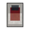 Overlapping Geometry 8 | Framed Canvas