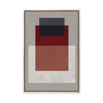 Overlapping Geometry 8 | Framed Canvas