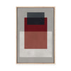 Overlapping Geometry 8 | Framed Canvas