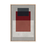 Overlapping Geometry 8 | Framed Canvas