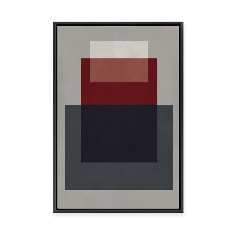 Overlapping Geometry 9 | Framed Canvas