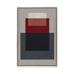 Overlapping Geometry 9 | Framed Canvas