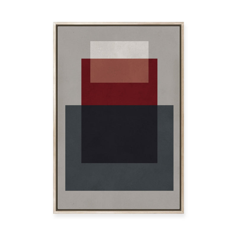 Overlapping Geometry 9 | Framed Canvas