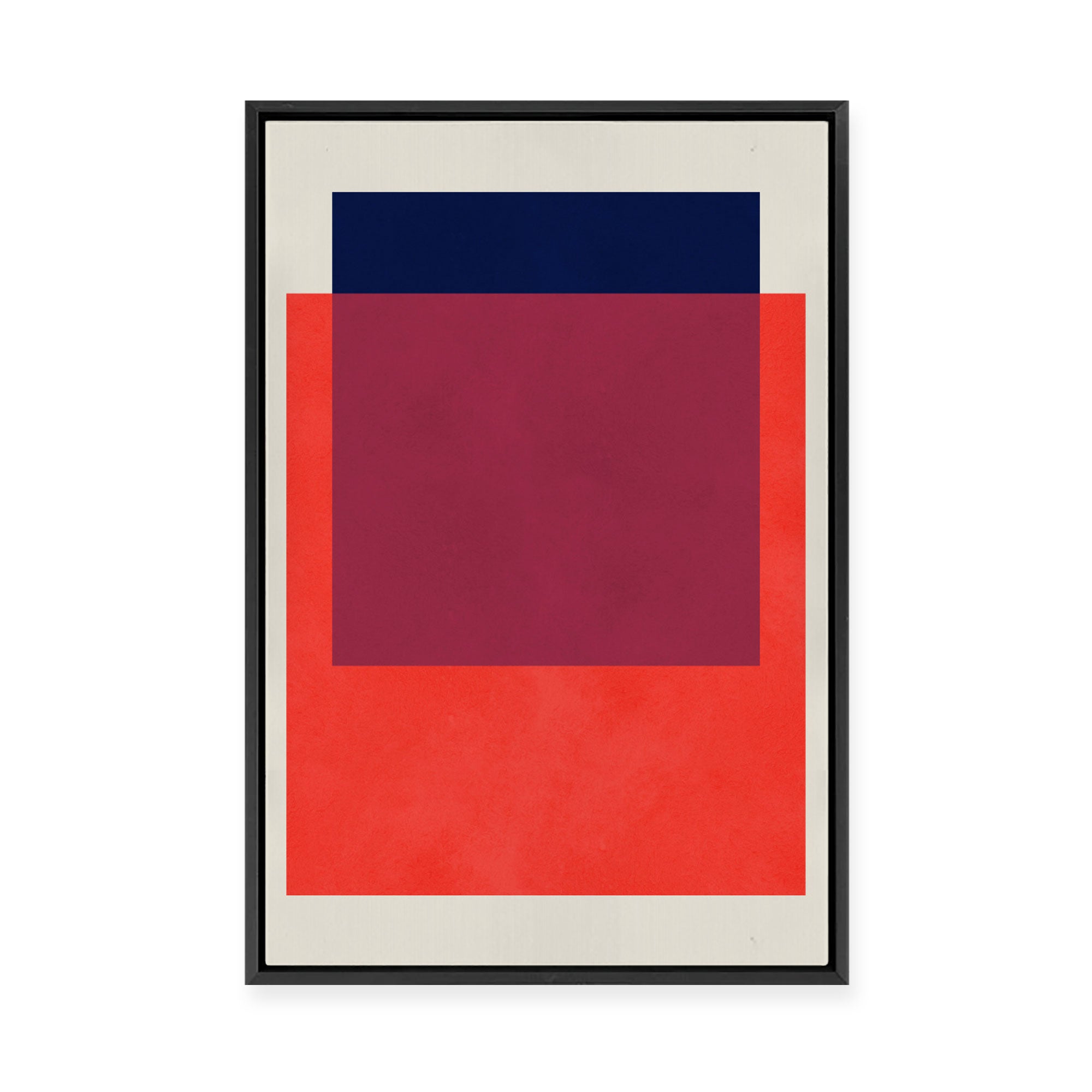 Overlapping Geometry 14 | Framed Canvas