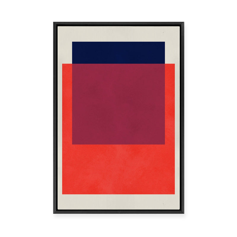 Overlapping Geometry 14 | Framed Canvas