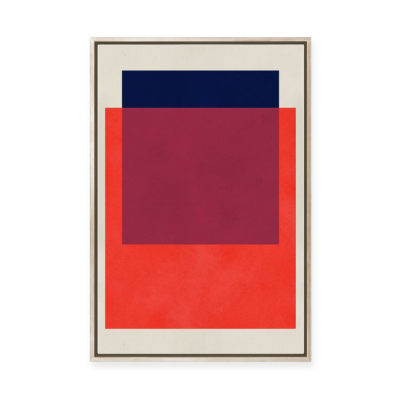 Overlapping Geometry 14 | Framed Canvas