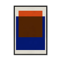 Overlapping Geometry 15 | Framed Canvas