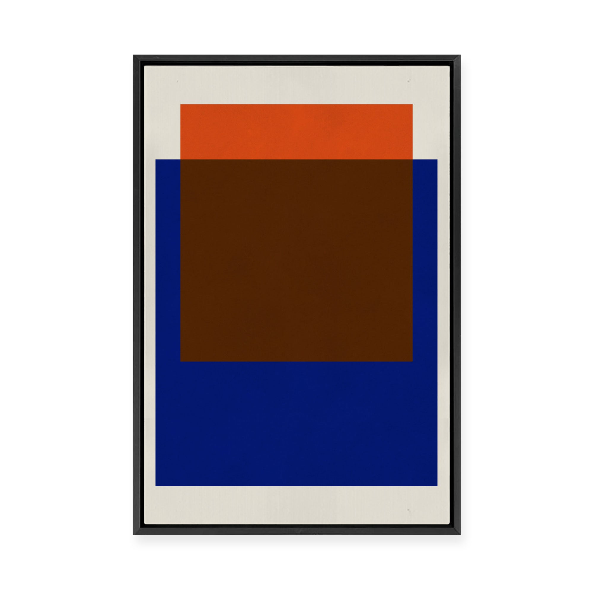 Overlapping Geometry 15 | Framed Canvas