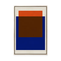 Overlapping Geometry 15 | Framed Canvas