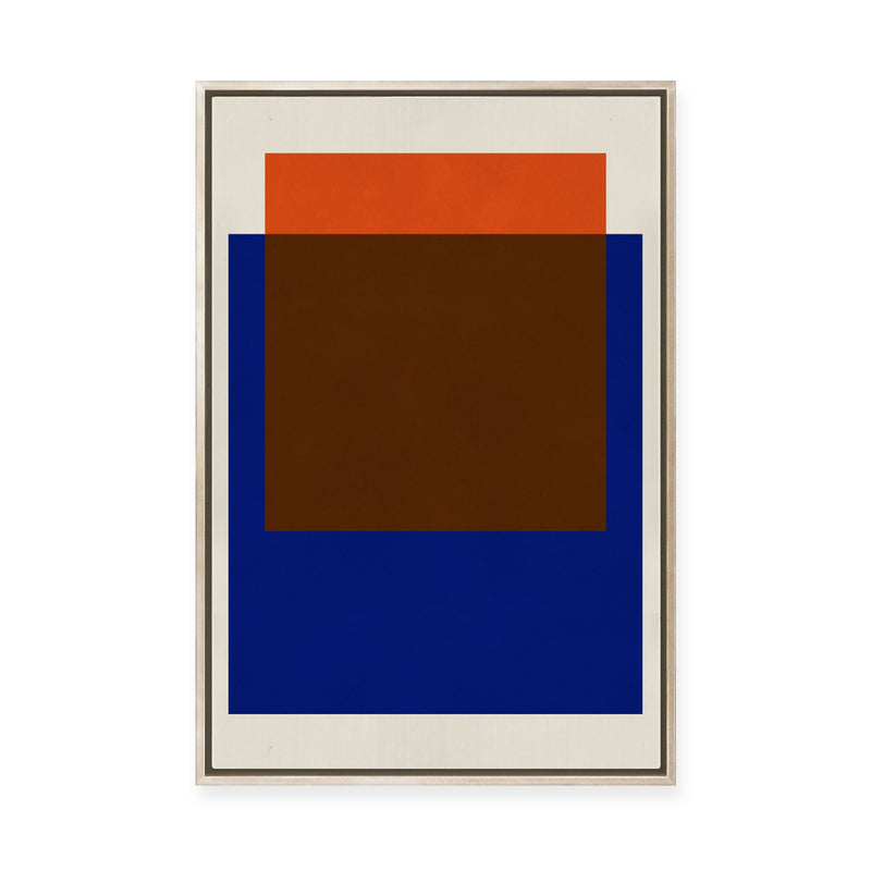 Overlapping Geometry 15 | Framed Canvas