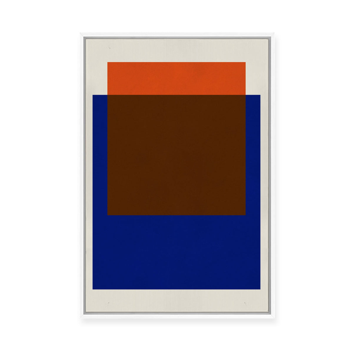 Overlapping Geometry 15 | Framed Canvas