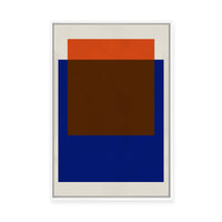 Overlapping Geometry 15 | Framed Canvas