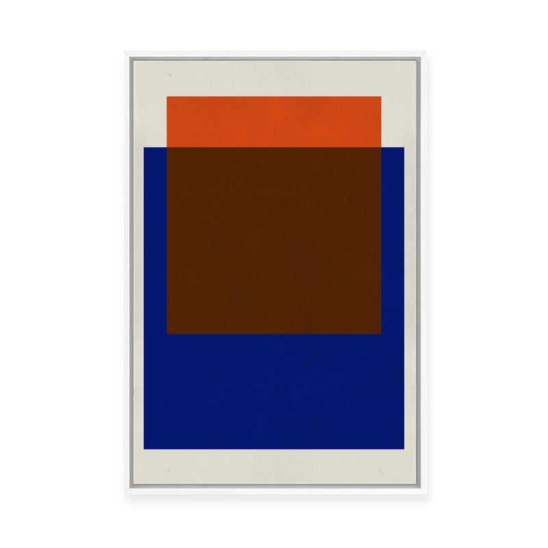 Overlapping Geometry 15 | Framed Canvas