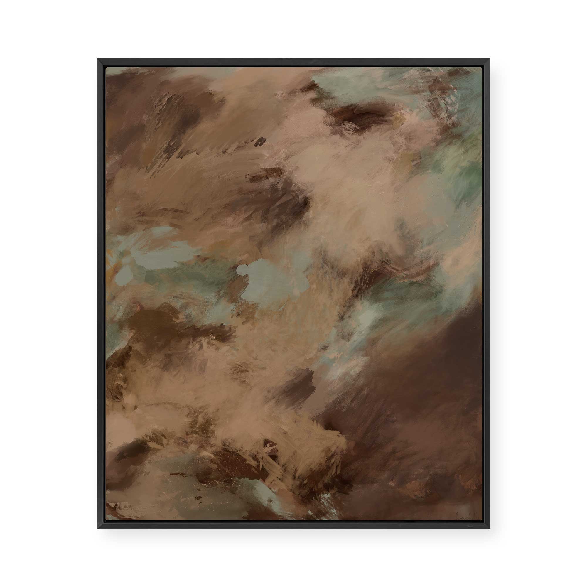 Pale Ground | Framed Canvas